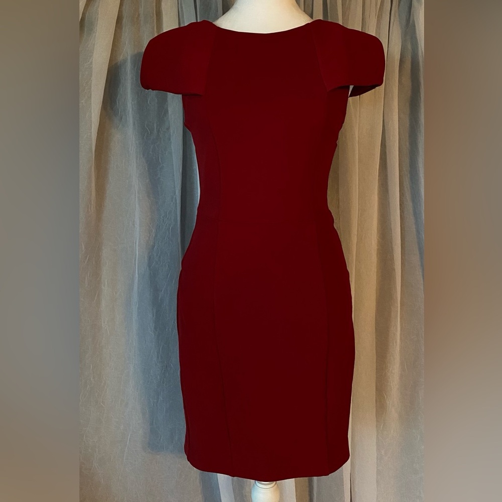 ASOS DESIGN Red Bodycon Mini Dress Size 4
